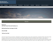 Tablet Screenshot of flynnfuneralhome.com